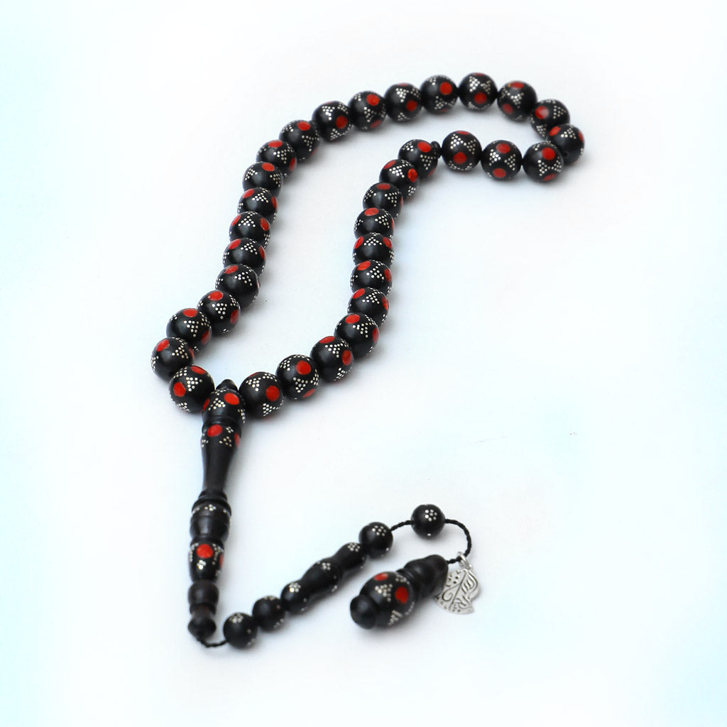 33 Beads Yusr with Sliver Rosary - RTCS007