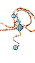 Load image into Gallery viewer, 100 Olive with Malacite and silver - RHWS048
