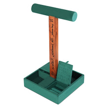 T ستاند عرض المسابح والمجوهرات بتصميم