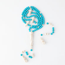 Load image into Gallery viewer, 99 beads Fairuz stones &amp; Ivory Rosary - RHCI004
